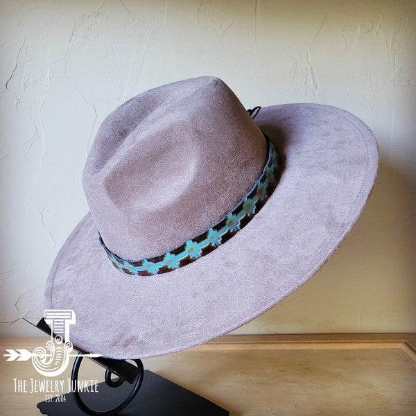 Blue Navajo Western Leather Band w/ Choice Hat - Shop Style & More | Fresh Looks, Everyday Deals & Free Shipping