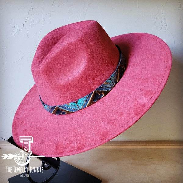 Blue Navajo Western Leather Band w/ Choice Hat - Shop Style & More | Fresh Looks, Everyday Deals & Free Shipping