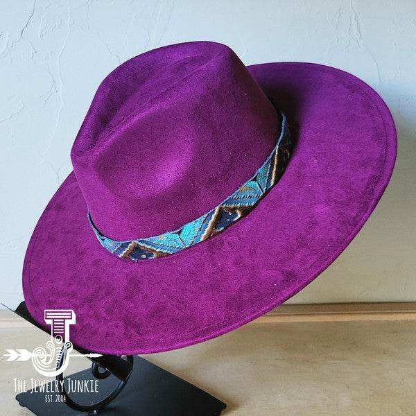 Blue Navajo Western Leather Band w/ Choice Hat - Shop Style & More | Fresh Looks, Everyday Deals & Free Shipping