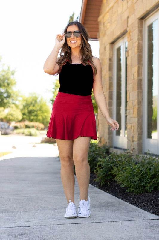 The Raelynn Red Skort - Shop Style & More | Fresh Looks, Everyday Deals & Free Shipping