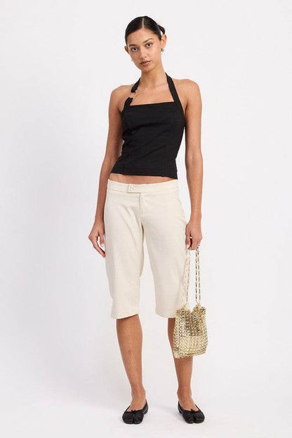 CHAIN LINK HALTER KNIT TOP - Shop Style & More | Fresh Looks, Everyday Deals & Free Shipping