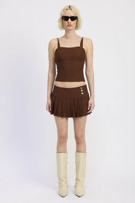 RING STRAP CORSET TOP - Shop Style & More | Fresh Looks, Everyday Deals & Free Shipping