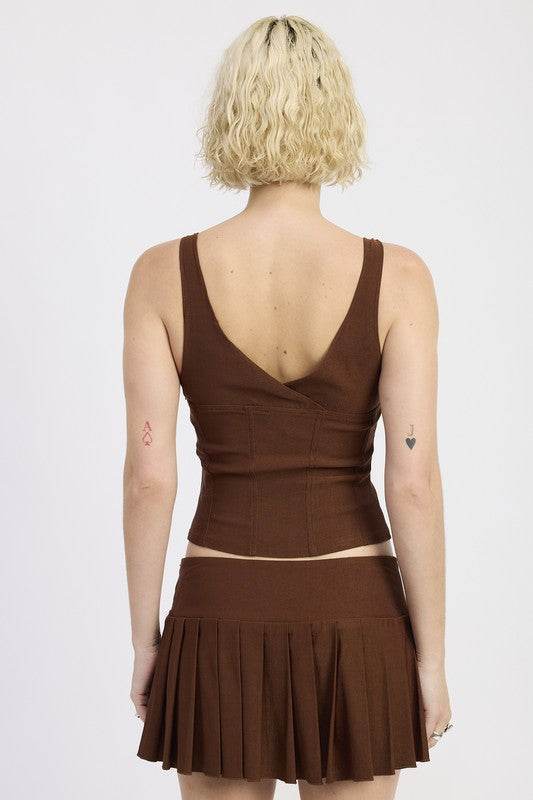 RING STRAP CORSET TOP - Shop Style & More | Fresh Looks, Everyday Deals & Free Shipping
