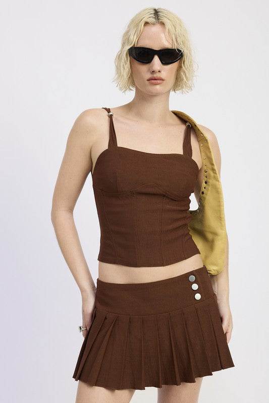 RING STRAP CORSET TOP - Shop Style & More | Fresh Looks, Everyday Deals & Free Shipping