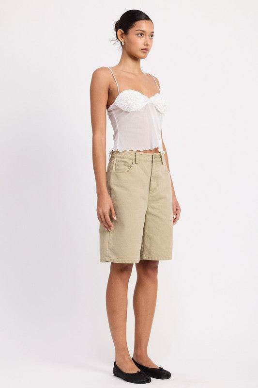 SHEER MESH FLORAL CUP CAMI TOP - Shop Style & More | Fresh Looks, Everyday Deals & Free Shipping