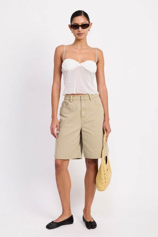 SHEER MESH FLORAL CUP CAMI TOP - Shop Style & More | Fresh Looks, Everyday Deals & Free Shipping