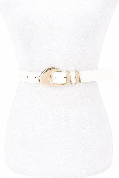 Polish Buckle Skinny Fashion Belt - Shop Style & More | Fresh Looks, Everyday Deals & Free Shipping