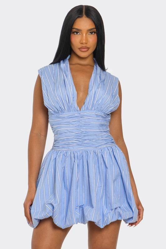 SKYLAR BUBBLE MINI DRESS - Shop Style & More | Fresh Looks, Everyday Deals & Free Shipping
