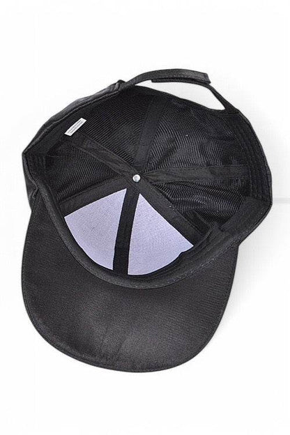 Rose Embroidered Fashion Satin Cap - Shop Style & More | Fresh Looks, Everyday Deals & Free Shipping