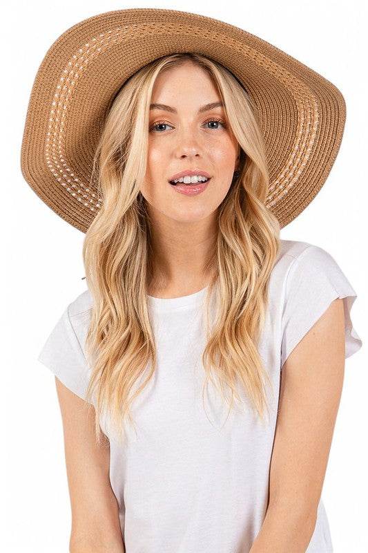 Evil Eye Hatband Floppy Straw Sun Hat - Shop Style & More | Fresh Looks, Everyday Deals & Free Shipping