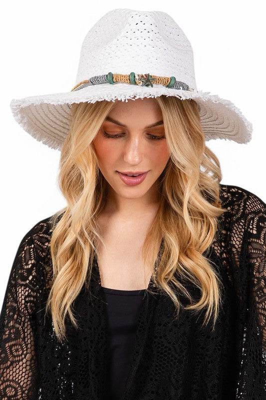 Starfish Charm Hatband Straw Sun Hat - Shop Style & More | Fresh Looks, Everyday Deals & Free Shipping