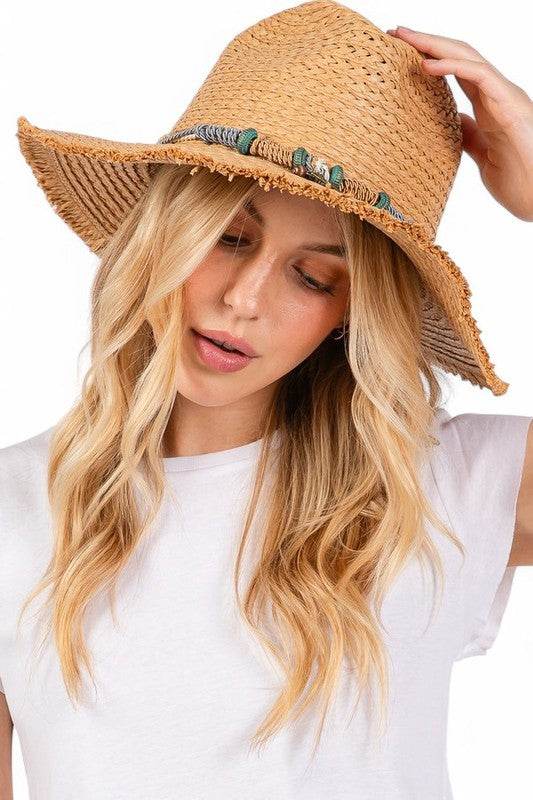 Starfish Charm Hatband Straw Sun Hat - Shop Style & More | Fresh Looks, Everyday Deals & Free Shipping