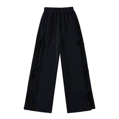 Side tie ribbon bows sweat pants - Shop Style & More | Fresh Looks, Everyday Deals & Free Shipping