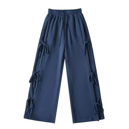 Side tie ribbon bows sweat pants - Shop Style & More | Fresh Looks, Everyday Deals & Free Shipping