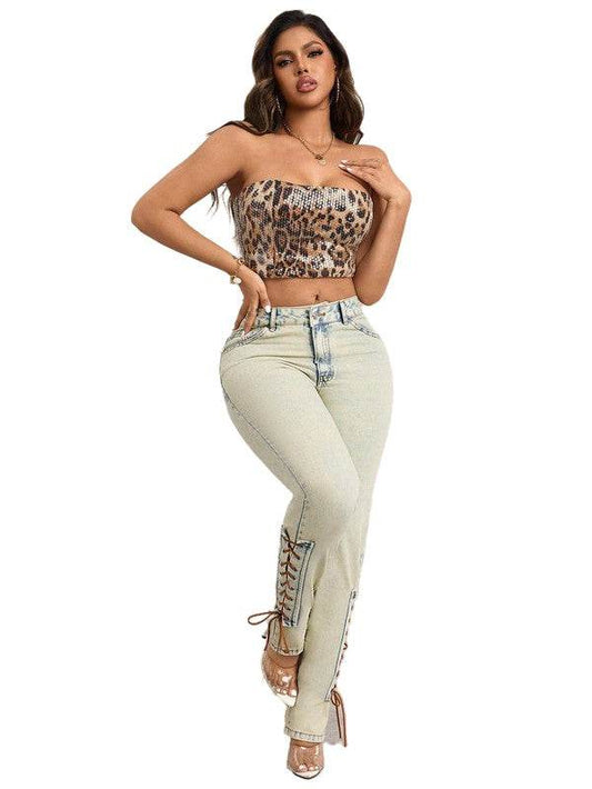 WOMEN FASHION DENIM PANTS - Shop Style & More | Fresh Looks, Everyday Deals & Free Shipping