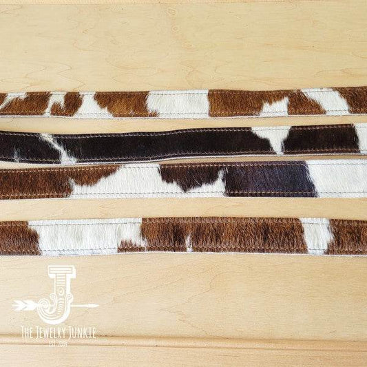 Hair-on-Hide Brown & White Genuine Leather Belt - Shop Style & More | Fresh Looks, Everyday Deals & Free Shipping