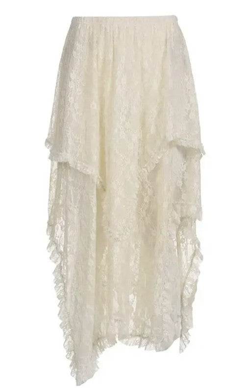 Lace tiered skirt - Shop Style & More | Fresh Looks, Everyday Deals & Free Shipping