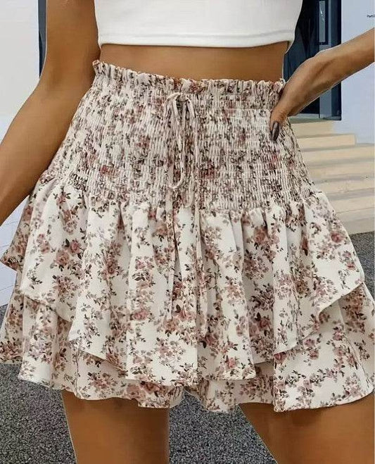 Floral smocked mini skirt - Shop Style & More | Fresh Looks, Everyday Deals & Free Shipping