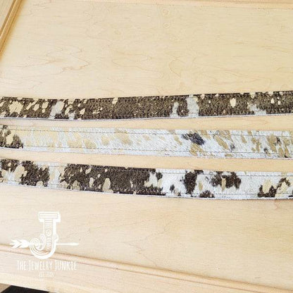 Hair-on-Hide Silver Metallic LeatherBelt w/ Fringe - Shop Style & More | Fresh Looks, Everyday Deals & Free Shipping