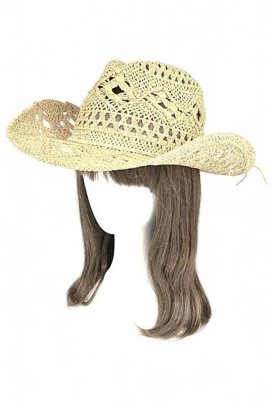 Crochet Straw Cowboy Hat - Shop Style & More | Fresh Looks, Everyday Deals & Free Shipping