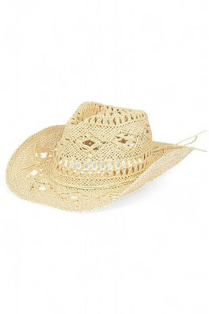 Crochet Straw Cowboy Hat - Shop Style & More | Fresh Looks, Everyday Deals & Free Shipping