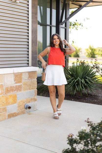 The Wendy White Skort - Shop Style & More | Fresh Looks, Everyday Deals & Free Shipping