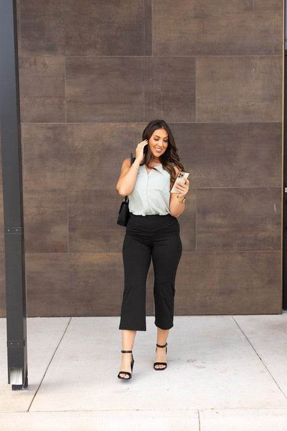 The Faith Tummy Control Gaucho Pants - Shop Style & More | Fresh Looks, Everyday Deals & Free Shipping