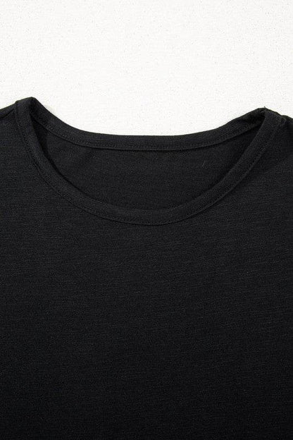 black flutter sleeve cotton top - Shop Style & More | Fresh Looks, Everyday Deals & Free Shipping