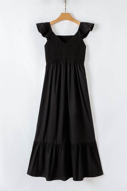 peach smocked maxi dress - Shop Style & More | Fresh Looks, Everyday Deals & Free Shipping