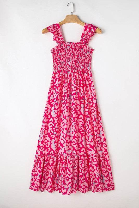 pink leopard maxi dress - Shop Style & More | Fresh Looks, Everyday Deals & Free Shipping