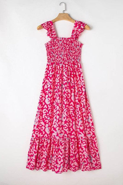 pink leopard maxi dress - Shop Style & More | Fresh Looks, Everyday Deals & Free Shipping