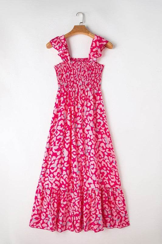 pink leopard maxi dress - Shop Style & More | Fresh Looks, Everyday Deals & Free Shipping