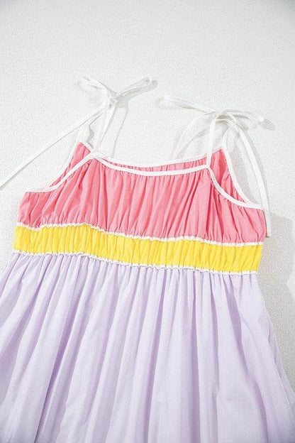 colorblock tiered mxi dress - Shop Style & More | Fresh Looks, Everyday Deals & Free Shipping