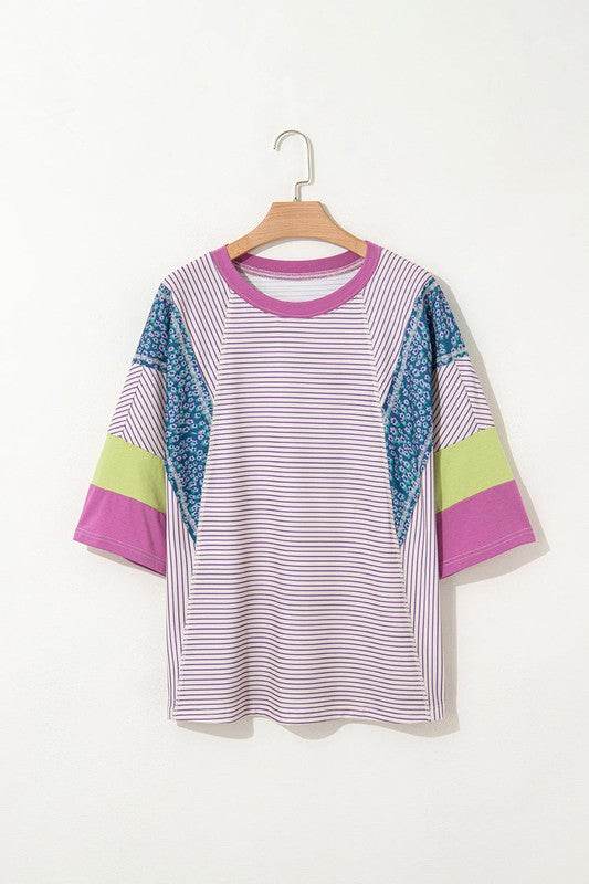 purple stripe cotton shirt top - Shop Style & More | Fresh Looks, Everyday Deals & Free Shipping