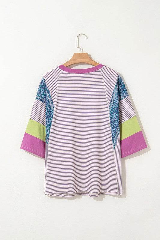 purple stripe cotton shirt top - Shop Style & More | Fresh Looks, Everyday Deals & Free Shipping