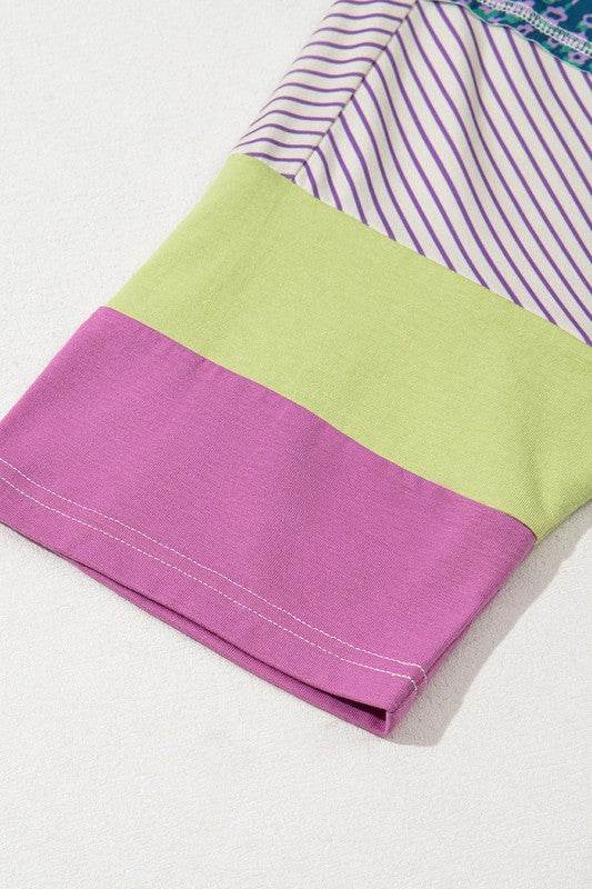 purple stripe cotton shirt top - Shop Style & More | Fresh Looks, Everyday Deals & Free Shipping