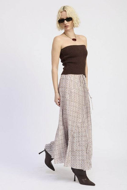 LACE UP TUBE SWEATER TOP - Shop Style & More | Fresh Looks, Everyday Deals & Free Shipping