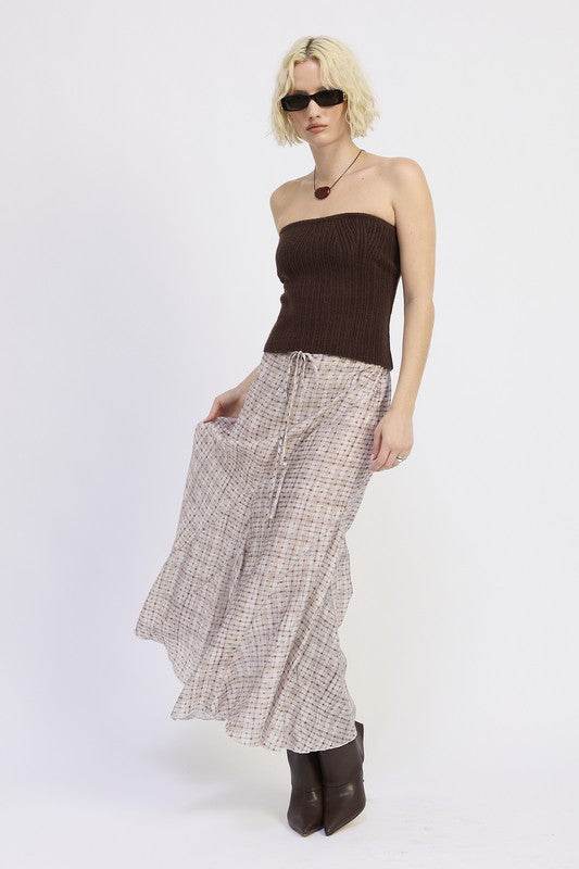 LACE UP TUBE SWEATER TOP - Shop Style & More | Fresh Looks, Everyday Deals & Free Shipping