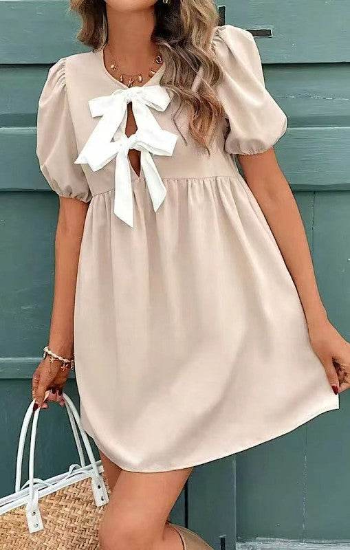 Tie front babydoll dress - Shop Style & More | Fresh Looks, Everyday Deals & Free Shipping