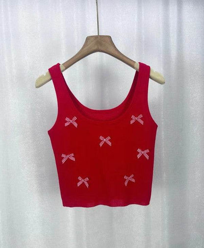 Cropped bow tank - Shop Style & More | Fresh Looks, Everyday Deals & Free Shipping