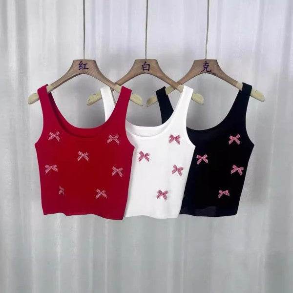 Cropped bow tank - Shop Style & More | Fresh Looks, Everyday Deals & Free Shipping