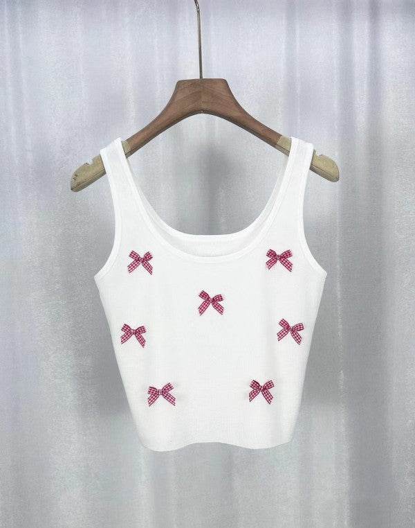 Cropped bow tank - Shop Style & More | Fresh Looks, Everyday Deals & Free Shipping