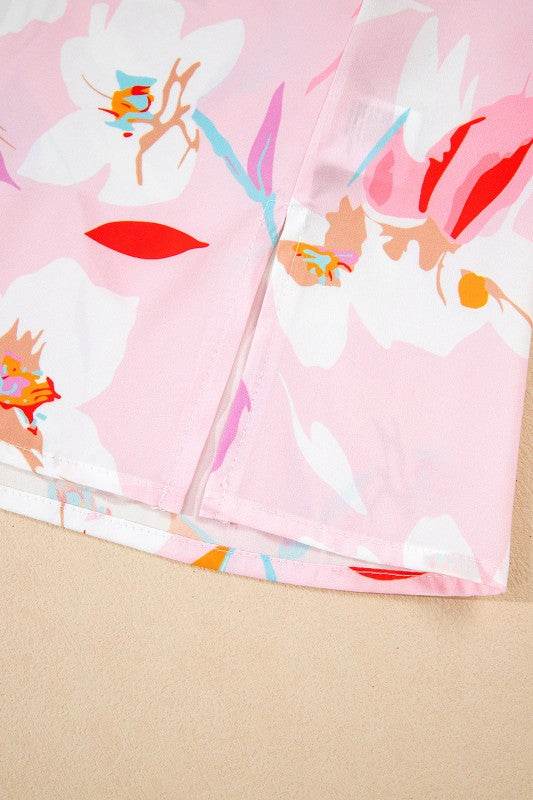 ruffle floral color block louse - Shop Style & More | Fresh Looks, Everyday Deals & Free Shipping