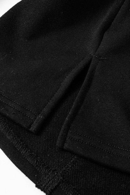 Black Striped Patchwork Collar Sweatshirt - Shop Style & More | Fresh Looks, Everyday Deals & Free Shipping