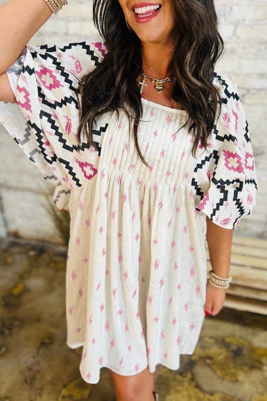 Ivory angel sleeve mini dress - Shop Style & More | Fresh Looks, Everyday Deals & Free Shipping