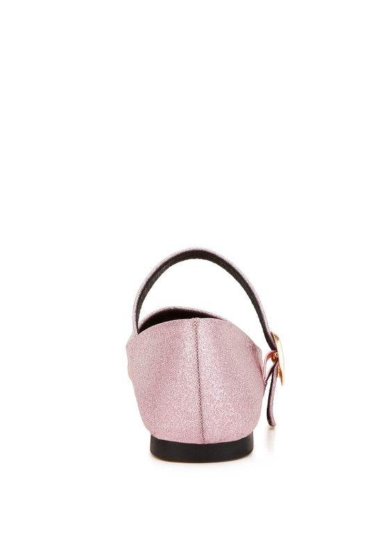 Herma Glitter Pin Buckle Ballerinas - Shop Style & More | Fresh Looks, Everyday Deals & Free Shipping