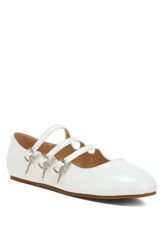 Macarina Triple Strap Mary Jane Ballerinas - Shop Style & More | Fresh Looks, Everyday Deals & Free Shipping