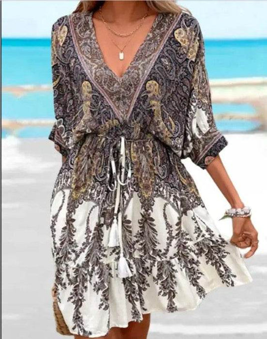 Paisley Multicolored Dress - Shop Style & More | Fresh Looks, Everyday Deals & Free Shipping