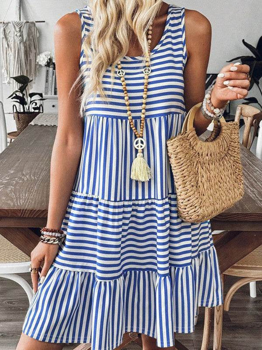 Cotton Pink Blue Multi Way Dress - Shop Style & More | Fresh Looks, Everyday Deals & Free Shipping