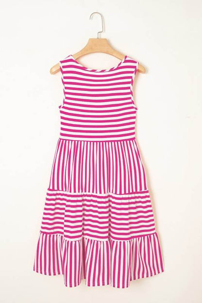 Cotton Pink Blue Multi Way Dress - Shop Style & More | Fresh Looks, Everyday Deals & Free Shipping